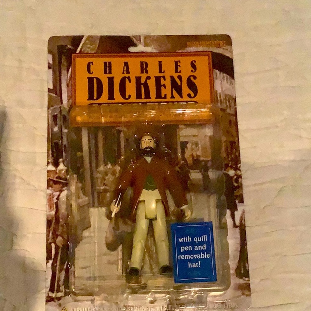 Vintage Charles Dickens Action Figure